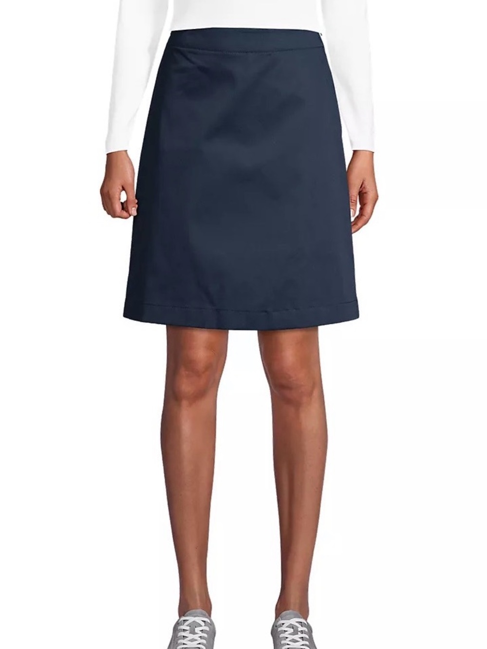 Lands end navy Skort Classic size XL Women's